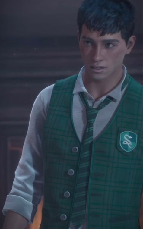 Hogwarts Legacy Male Oc, Harry Potter Male Oc, Hogwarts Legacy Oc Art, Slytherin Oc Male, Hogwarts Legacy Character Customization, Hogwarts Legacy Character Creation, Hogwarts Oc Male, Hogwarts Oc Art, Hogwarts Legacy Oc