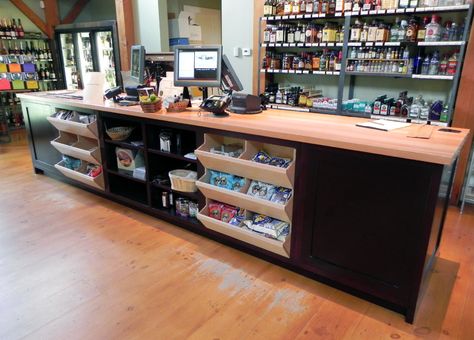 Retail Cash Wrap Checkout Counter Ideas, Retail Cash Wrap, Cash Counter Design, Cash Wrap Counter, Store Counter Design, Shop Counters, Check Out Counter, Shop Counter Design, Retail Display Ideas