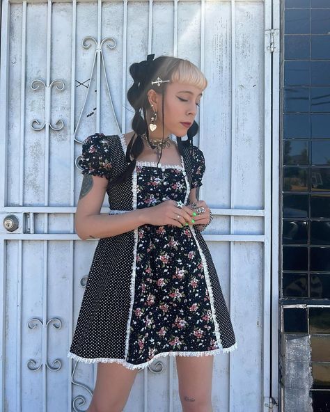 TUNNEL VISION on Instagram: “The Stevie Patchwork Babydoll Mini Dress is here! 💫 online now in sizes XXS-5X!” Prairie Fashion, Tunnel Vision, Babydoll Mini Dress, Princess Style, Patchwork Dress, Babydoll Dress, Aesthetic Fashion, Empire Waist, Everyday Outfits