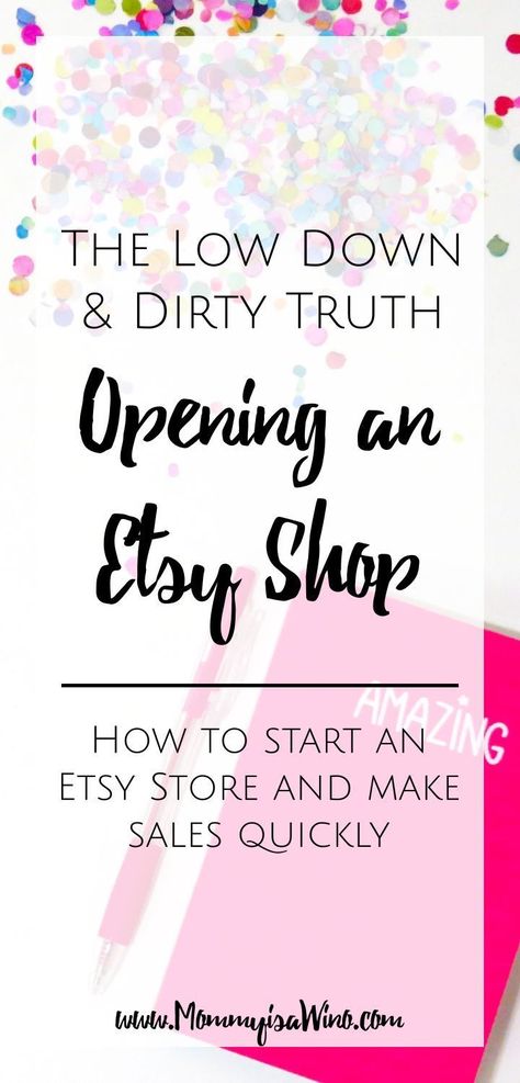 How To Make Money Opening An Etsy Shop - MommyThrives Diy Crafts To Sell On Etsy, Crafts To Sell On Etsy, Etsy Packaging Ideas, Starting Etsy Shop, Starting An Etsy Business, Etsy Packaging, Diy Jewelry To Sell, Etsy Tips, Opening An Etsy Shop