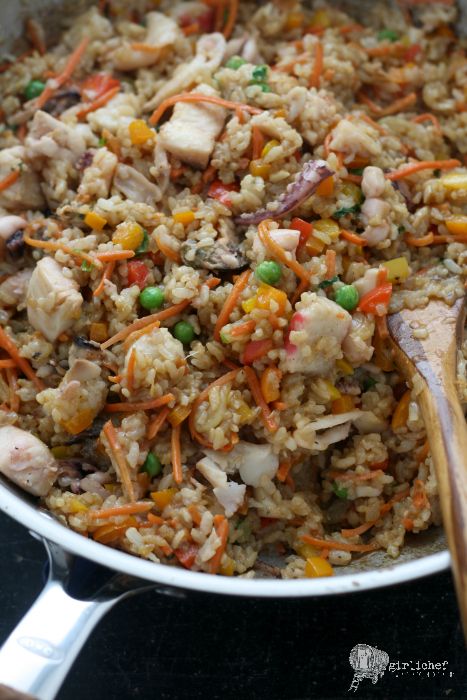 Mixed Seafood Fried Rice Chinese Seafood, Seafood Fried Rice, Mixed Seafood Recipe, Mixed Seafood, Chinese Fish, Seafood Lasagna, Seafood Mix, Food Fish, Lenten Season