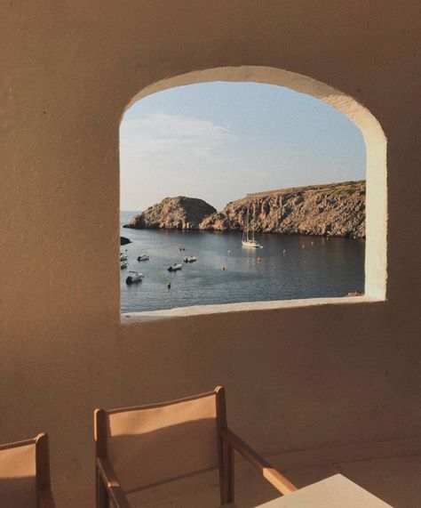 Interior Boho, Window View, Beach Essentials, Menorca, Pretty Places, Travel Inspo, Travel Aesthetic, Places To See, Aesthetic Pictures