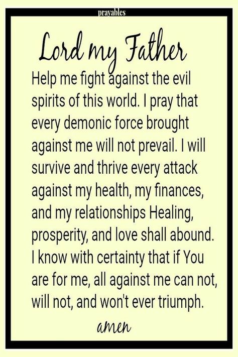 🙏 Amen ✝️‼️ Evil Spirits Quotes, Evil Spirits Protection From, Prayer For Protection Against Evil, Prayers Protection, Work Prayers, Famous Prayers, Protection From Evil Spirits, Protection Quotes, Jezebel Spirit