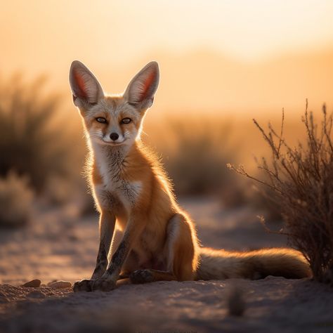 Animals In Desert, Arizona Animals, Shuffles Cutouts, Novel Inspiration, Animal Inspiration, Desert Fox, Nevada Desert, Fox Studios, Desert Animals