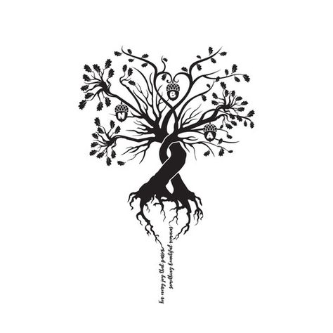 Oak Tree With Roots Tattoo, Irish Tree Tattoo, Acorn Tree Tattoo, Angel Oak Tree Tattoo, Fine Line Oak Tree Tattoo, Oak Tree Tattoo For Women, Oak Leaves Tattoo, Pyrography Templates, Oak Tree Tattoo Designs