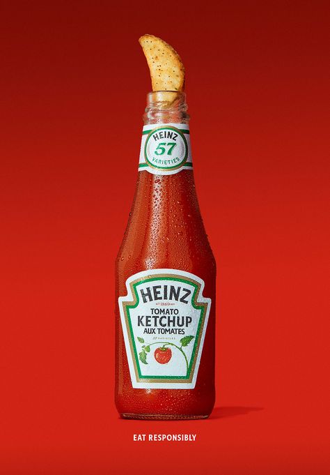 Heinz Ketchup Appeals to the Beer Crowd With the Perfect Visual | Muse by Clio Ketchup Photography, Heinz Ads, Heinz Advertising, Beer Ads Creative Advertising, Heinz Ketchup Advertising, Heinz Ketchup, Heinz Tomato Ketchup, Kraft Heinz, 광고 디자인