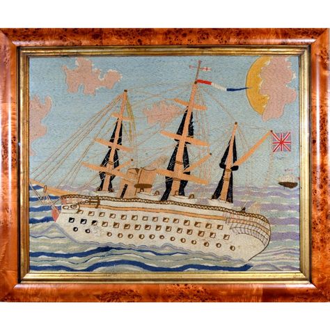 Ship Pictures, Royal Navy Ships, American Primitive, Maritime Art, Sailing Vessel, Royal Marines, English Antiques, Mid Century Ceramics, Vintage Nautical