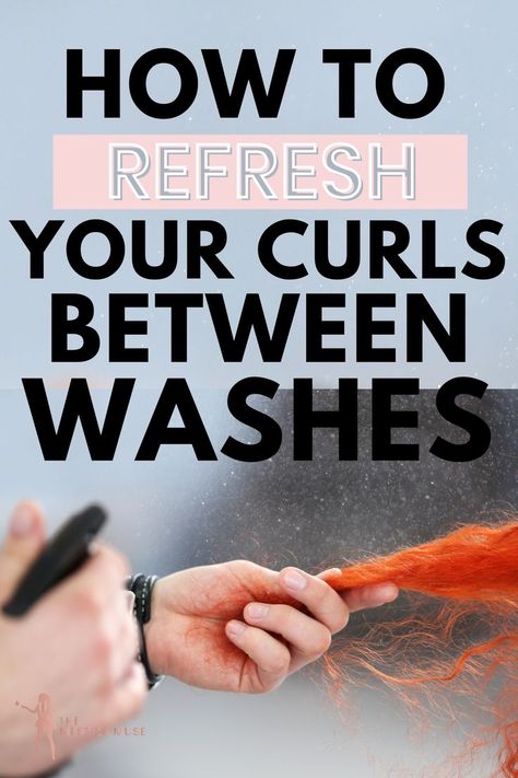 How to refresh your curls between washes Refreshing Curly Hair, Refresh Curls, Curly Natural Curls, Frizzy Curls, Wavy Hair Overnight, Curly Hair Care Routine, Hair Mistakes, Second Day Hairstyles, Curly Hair Problems