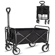 Beach Wagon Cart, Collapsible Wagon, Garden Wagon, Folding Cart, Outdoor Cart, Beach Wagon, Utility Wagon, Wagon Cart, Beach Cart