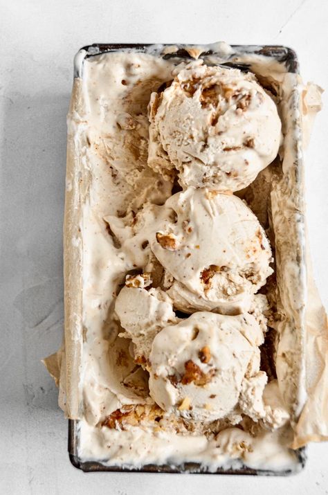 Ice Cream Recipes Dairy Free, Non Dairy Ice Cream Recipe, Dairy Free Ice Cream Maker Recipes, Dairy Free Ice Cream Recipe, Recipes Ice Cream, Ice Cream Dairy Free, Maple Walnut Ice Cream, Maple Ice Cream, Non Dairy Ice Cream