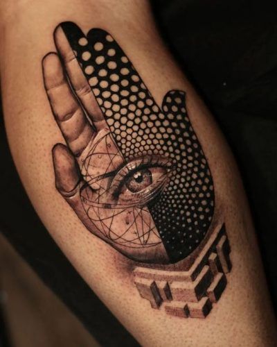 Discover 20 Unique Hamsa Hand Tattoo Designs for 2024: Spiritual Symbols and Modern Art Small Hamsa Tattoo, Hamsa Tattoos, Tattoos Trending, Hamsa Tattoo Design, Hamsa Hand Tattoo, Modern Art Tattoos, Hand Tattoo Designs, Spiritual Person, Symbolism Meaning