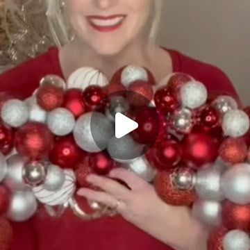 Kim on Instagram: "🎄Pool Noodle Ornament Wreath #diycraft #craft #fypシ #louisianawoman1 #instagram #howto #christmaswreaths #december25 #poolnoodle #ornament #wreaths #tistheseason #hohoho #santa #candycane #decor #decoration #christmasdecorating" Pool Noodle Ornament Garland, Velvet Wreath Christmas, Christmas Wreath With Balls, How To Make Xmas Wreaths, Christmas Decor Ideas With Pool Noodles, Pool Noodle Christmas Garland, Pool Noodle Christmas Centerpiece, Pool Noodle Christmas Crafts, Christmas Pool Noodle Ideas