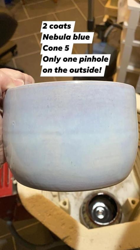 Laguna Nebula Blue Glaze, Laguna Glaze, Blue Laguna, Laguna Blue, Glaze Ideas, Pottery Inspo, Clay Pottery, Glaze, Ceramics