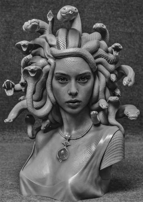 Medusa Artwork, Medusa Drawing, Sun In Scorpio, Medusa Tattoo Design, Medusa Art, Greek Statues, Artist Tattoo, Mythology Tattoos, Medusa Tattoo