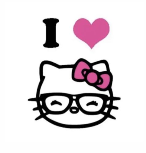 #hellokitty Different Types Of Hello Kitty, I Heart Hello Kitty, Hello Kitty With Glasses, Hello Kitty Widgets, I Love Hello Kitty, Pfp Hello Kitty, Pink Wallpaper Hello Kitty, Images Hello Kitty, Walpaper Hello Kitty