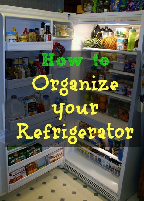 How to Organize Your Refrigerator Inside Refrigerator, Fridge Storage Containers, Refrigerator Ideas, Under Kitchen Sink Organization, Declutter And Organize, Storage Container Homes, Fridge Storage, Refrigerator Organization, Spice Storage