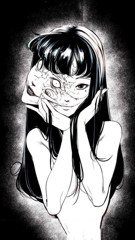 Tomie Junji Ito, Junji Ito, Hair, Anime, Black