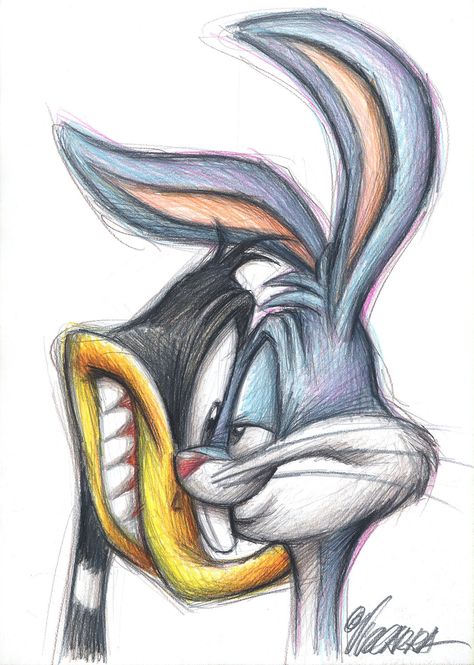 Behind The Couch, Cartoon Art Drawing, Easy Disney Drawings, Random Drawings, Disney Drawings Sketches, Disney Art Drawings, Graffiti Characters, Dope Cartoon Art, Daffy Duck