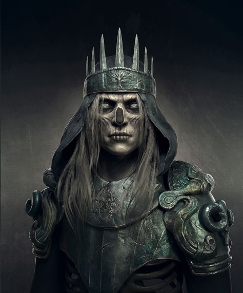 ArtStation - Dead King, Tamara Konstanchenko Undead Warrior, Dead King, King Art, Human Form, Fantasy Armor, High Fantasy, Fantasy Rpg, Art Portfolio, Middle Earth