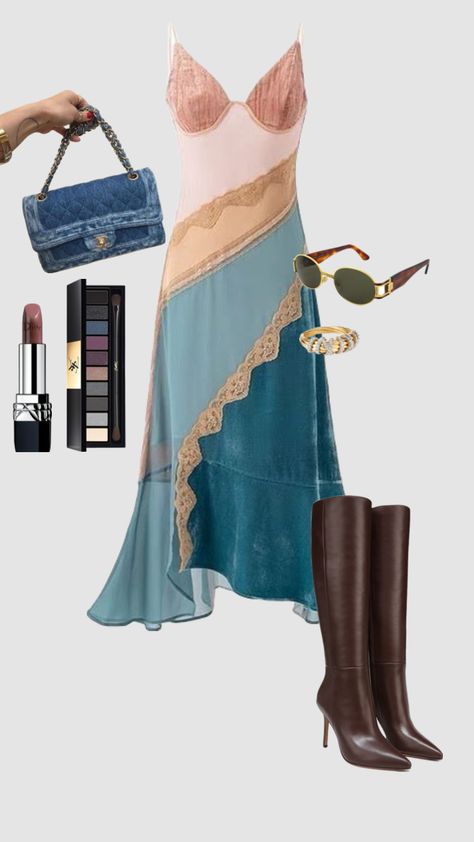 #Outfitoftheday #outfit #outfitinspo #inspiration #outfits Snl Outfits, Creative Eras Tour Outfits, Abba Inspired Outfit, Greek Outfit, Feminine Aesthetic Outfits, Essence Fest, Party Outfits Night, Coachella Outfit, Romantic Outfit