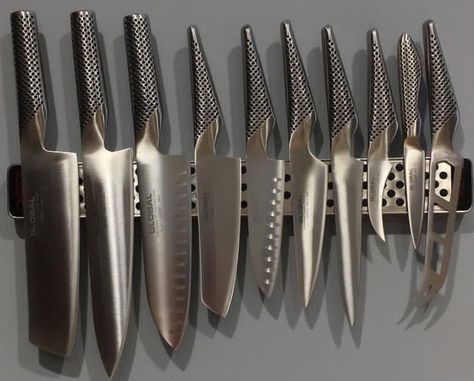 GLOBAL Cutlery Kitchen Cutlery, Magnetic Knife Strip, Knife Block, Hobbies