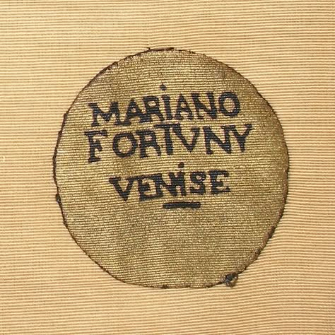 (famous) Fortuny vintage boarders-Above the silk label used by Fortuny on Velvet coats & mantels. Textile Workshop, Theatrical Lighting, Fortuny Pleats, Fortuny Fabric, Mariano Fortuny, She Walks In Beauty, Vintage Borders, Spanish Fashion, Granada Spain