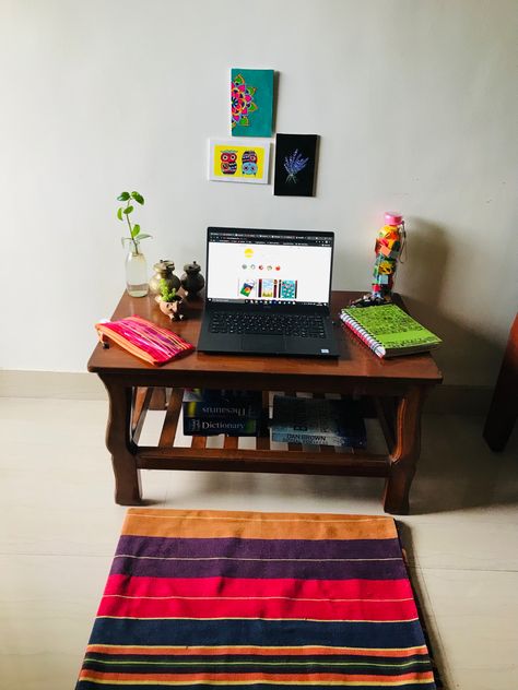 Indian wfh setup Student Desk Setup, Wfh Setup, Student Desk, Desk Setup, Crosley Turntable, Work Space, Desk, Electronic Products, Quick Saves