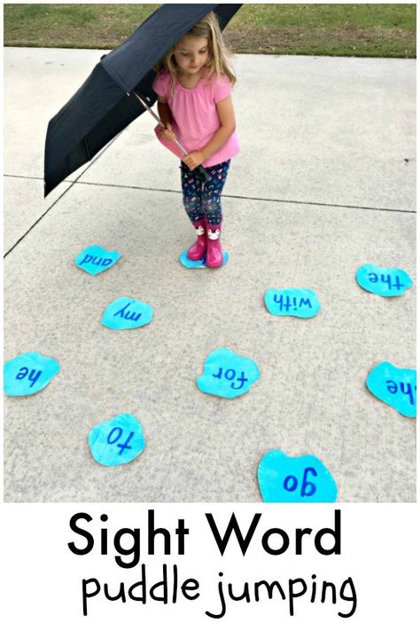 Get outdoors this spring (or stay inside if it's really raining) to practice reading with this fun gross motor sight word game. Spring Kindergarten, Teaching Sight Words, Fishing Ideas, Sight Words Kindergarten, Sight Word Games, Kindergarten Learning, Kids Learning Activities, Toddler Learning Activities, Phonics Activities