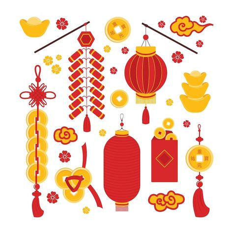 Chinese New Year Symbols, Event Booth Design, New Year Symbols, Chinese New Year Card, Event Booth, Bullet Journal Paper, Chinese New Year Decorations, New Years Poster, Learn Chinese