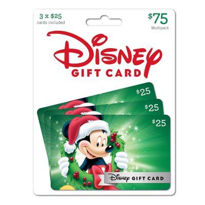 Disney $75 Value Gift Cards - 3 x $25 - Sam's Club Disney Gift Card, Disney Cast, Interactive Media, Beauty Finds, Water Parks, Disney Gift, Downtown Disney, Disney Resorts, Adventures By Disney