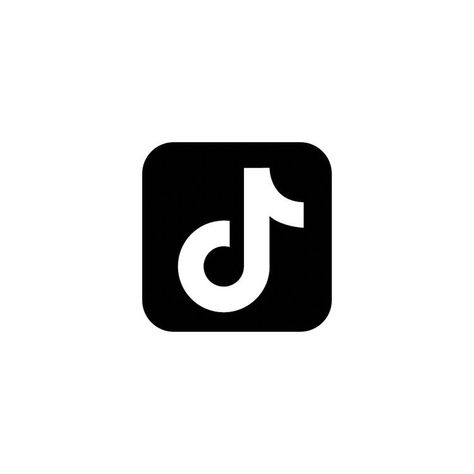 Tiktok Logo, Cow Wallpaper, Black And White Photo Wall, Ios App Iphone, New Profile Pic, Black And White Logos, Neon Logo, Black Icon, Black And White Heart