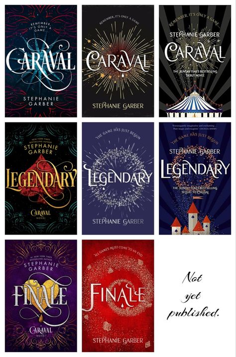 Carnival Book, Book Series In Order, Caraval Series, Caraval Book, Stephanie Garber, The Carnival, Cover Ideas, All Games, Book Ideas