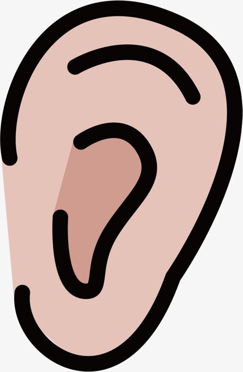 Ear Cartoon Drawing, Ear Clipart, Ear Illustration, Save Earth Posters, Ears Drawing, Ear Drawing, Cartoon Earrings, How To Draw Ears, Cartoon Ears