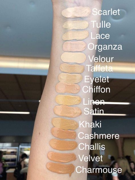 Younique Serum Foundation Swatches, Younique Foundation Shades, Younique Color Match, 40s Makeup, Foundation Color Match, Younique Foundation, Brown Matte Lipstick, Younique Party, Younique Business