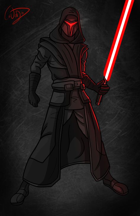 Sith - Commission by SmacksArt.deviantart.com on @DeviantArt Sith Armor, Star Wars Clones, Sith Costume, Star Wars Sith Lords, Sith Warrior, Darth Revan, Star Wars The Old Republic, Sabre Laser, Star Wars Sith