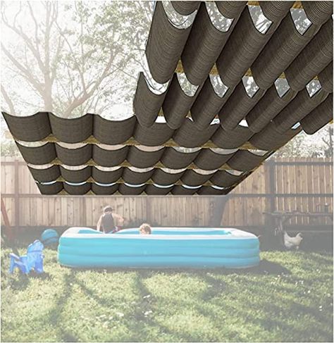 Amazon.com : ZHANGQINGXIU Sun Shade Sail, Wave Shade Cloth Sails, 90% Sun Shades Outdoor Privacy Screen Shade Canopy Sail Pergola Shade Cover Awnings for Patio, Deck, Porch, Can Be Raised and Retracted : Patio, Lawn & Garden Pergola Shade Cover, Sun Sail Shade, Shade Canopy, Outdoor Privacy, Privacy Screen Outdoor, Shade Cloth, Shade Sail, Privacy Screen, Sun Shade