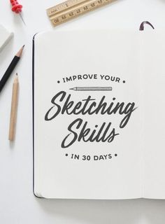 How to Improve Your Sketching Skills in 30 Days: The Challenge Sketching Skills, Beginner Drawing Lessons, Improve Drawings, Learn To Sketch, Sketching Tips, Art Instructions, Urban Sketching, Drawing Lessons, Drawing Skills