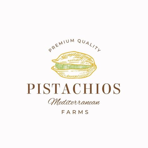 Premium quality pistachios abstract sign | Free Vector #Freepik #freevector #hand #typography #doodle #elegant Pistachio Logo Design, Typography Doodle, Hand Drawn Logotype, Hand Typography, Pistachio Chocolate, Chocolate Logo, Chocolate Labels, Abstract Sketches, Spiced Chocolate