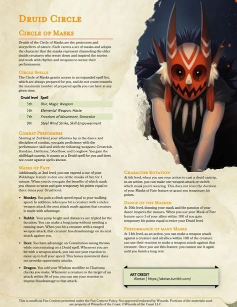 Dnd 5e Character Sheet, Druid Circle, 5e Character Sheet, Dungeons And Dragons Races, Dnd Druid, Dnd Character Sheet, D D Classes, Dnd Stories, Dungeon Master's Guide