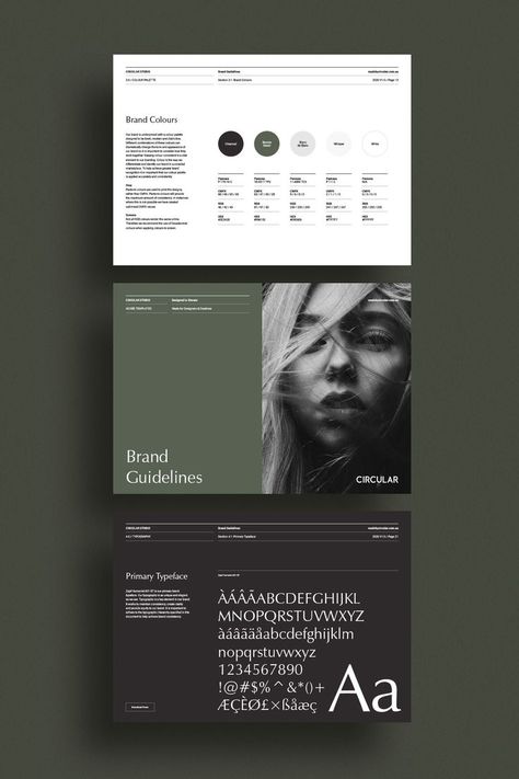 Brand guideline template for Adobe InDesign Brand Guidelines Book, Importance Of Sleep, Brand Guidelines Design, Style Guide Template, Alphabet Logo, Brand Colours, Guideline Template, Brand Guidelines Template, Business Fonts