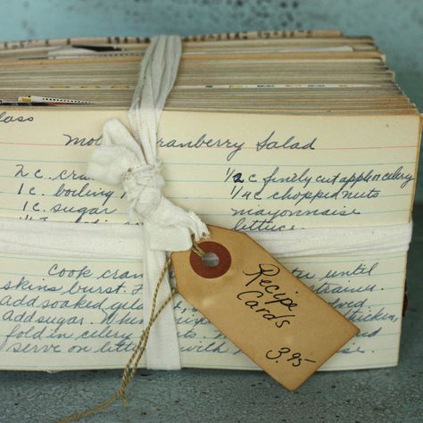 Vintage Recipe Cards Lead to Heartwarming Food-Blogging Story Vintage Recipe Cards, Heirloom Recipes, Handwritten Recipes, Vintage Cooking, Grandmas Recipes, Old Fashioned Recipes, Angel Food Cake, Retro Recipes, Vintage Cookbooks