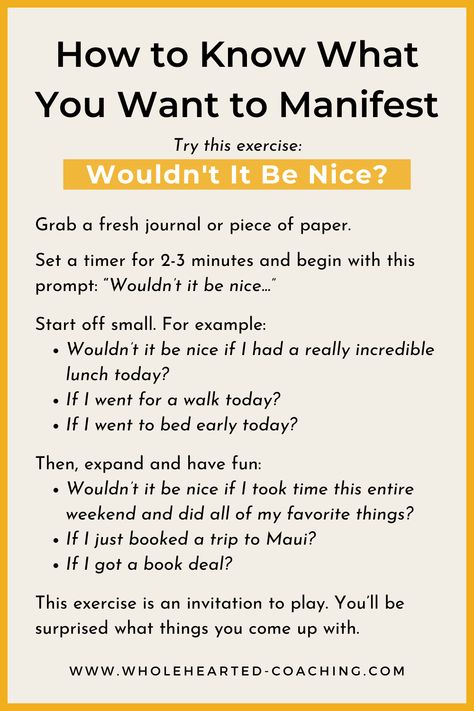 How To Manifest Correctly, How To Manifest What You Want Journal, How To Know What I Want In Life, Manifesting A Better Life, How To Know What I Want, Manifesting The Life I Want, Figure Out What You Want, How To Know What You Want In Life, How To Get What You Want