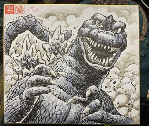 I don’t get to draw Showa Godzillas very often, but they’re so fun and cute! #godzilla #kaiju #godzilla1968 #destroyallmonsters #mattfrank… | Instagram Cute Godzilla, Original Godzilla, Godzilla Tattoo, Godzilla Kaiju, Godzilla Funny, Dinosaur Sketch, Godzilla Comics, All Godzilla Monsters, Iron Man Avengers