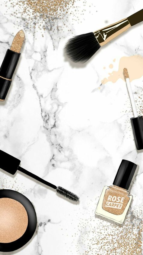 Makeup Wallpapers Iphone, Girly Background, Iphone Background Art, Makeup Wallpaper, Makeup Backgrounds, Makeup Illustration, Makeup Wallpapers, Makeup Logo, Skin Structure