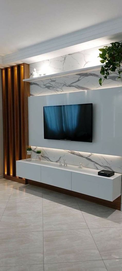 Tv Unit Simple Design Modern, Tv Backdrop Design Tv Walls, Simple Tv Unit Designs For Living Room, Modern Tv Wall Units For Hall, Hall Tv Unit Design Modern, Tempat Tv, Tv Unit Design Modern Living Luxury, Simple Tv Unit Design, बेडरूम डिजाइन