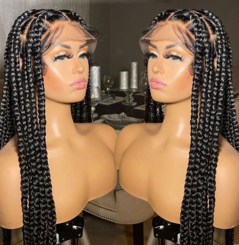 Latest Hair Braids, Hd Lace Frontal Wigs, Full Lace Front Wigs, Raw Indian Hair, Jumbo Box Braids, Hd Lace Frontal, Lace Braid, Virgin Hair Wigs, Lace Frontal Wigs