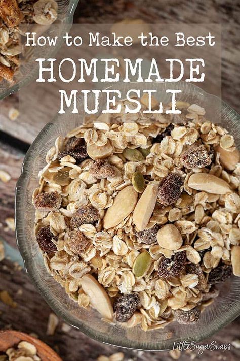 Muesli Recipe, Meatless Main Dishes, Homemade Muesli, Granola Recipes, Breakfast Recipes Easy, Grocery List, Save Food, Food Waste, Meal Planner