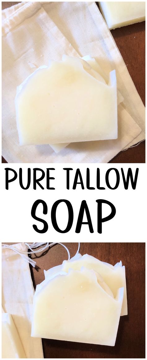 Pure Tallow Cold Process Soap Tallow Recipe, Homemade Salve, Toothpaste Recipe, Tallow Soap, Simple Soap, Cold Process Soap Recipes, Body Butters Recipe, Beef Tallow, Homemade Lotion