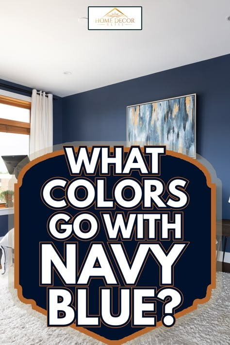 Wall Palette, Navy Blue Couches, Navy Blue Rooms, Dark Blue Rooms, Navy Blue Furniture, Navy Accent Walls, Blue Walls Living Room, Blue Sofas Living Room, Navy Blue Bathrooms