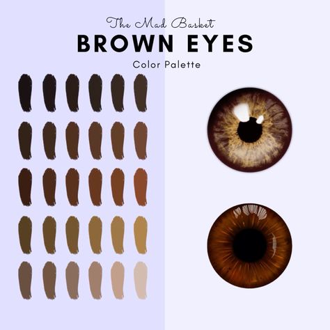 . #Brown_Eye_Palette #Hazel_Eye_Color_Palette #Procreate_Hair_Color_Palette #Procreate_Color_Palettes_Free Brown Eye Palette, Brown Eyes Color Palette, Eyes Color Palette, Brown Eye Color, Clip Studio Paint Brushes, Eye Color Palette, Lip Color Palette, Eye Color Chart, Colour Pallets